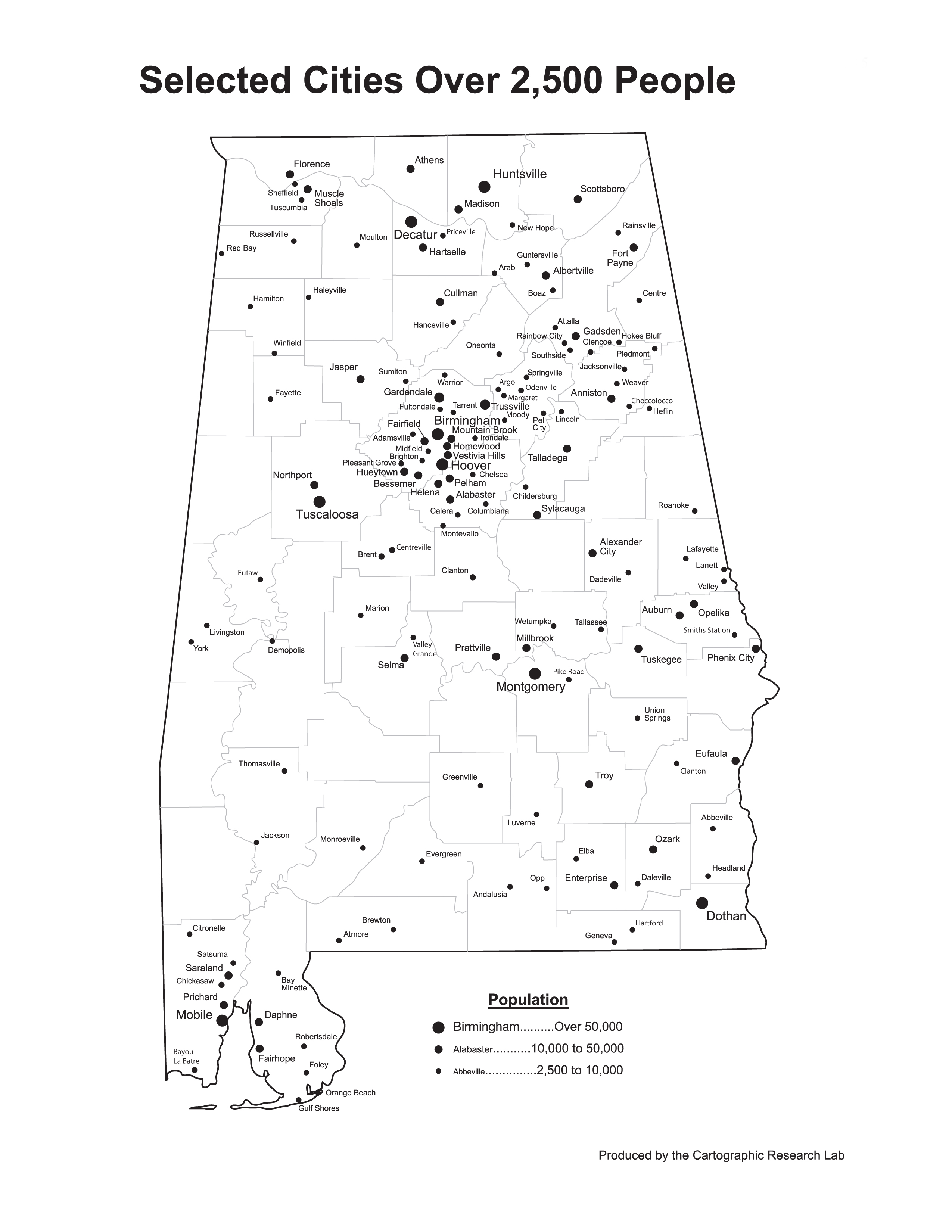 Alabama Maps Demographics